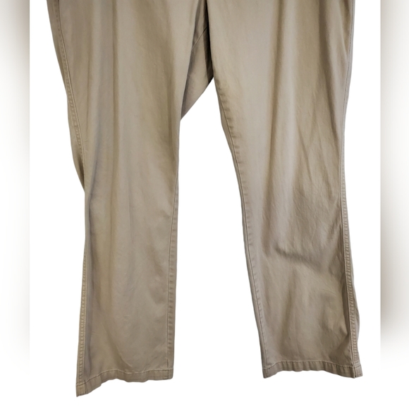 Old Navy The Diva Tan Khaki Pants Women's Size 18 Cotton Blend Pockets Bootcut - Picture 5 of 12